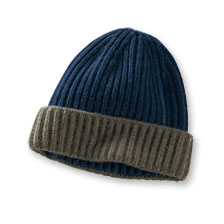 Strickmtze aus Kaschmir fr Herren