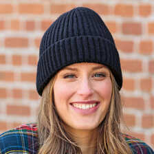 Strickmtze fr Damen aus Kaschmir
