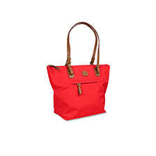 Rote Shopper-Tasche aus recyceltem Nylon