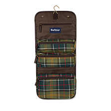 Kulturtasche im Barbour Tartan
