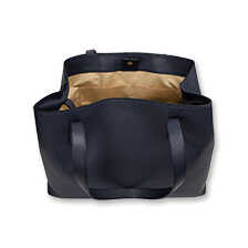 Luxurise Ledertasche im klassischen Look