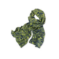 Jacquard-Schal Leaves aus Irland