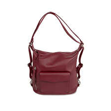Rote 2-in-1 Rucksack-Tasche