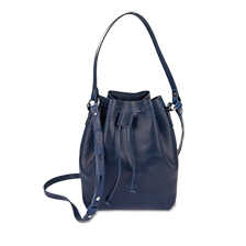 Beuteltasche aus Sattelleder