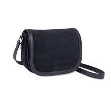 Velours-Ledertasche