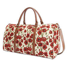 Leichte Reisetasche Poppies mit Mohnblumen