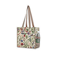 Shopper-Tasche mit Gartenblumen