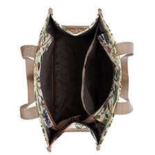 Shopper-Tasche mit Gartenblumen
