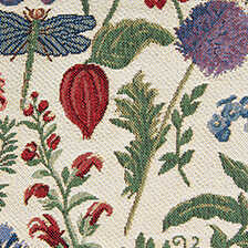 Shopper-Tasche mit Gartenblumen