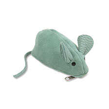 Leder-Schlsseletui Maus