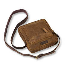 Schultertasche aus Sattelleder