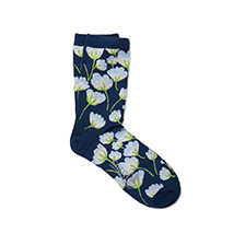 Damensocken mit Blumen
