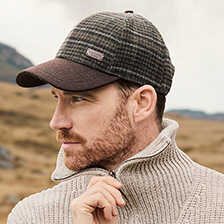 Herrenkappe Clyde mit Hahnentritt