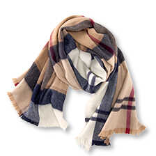 Thumbnail zu Lambswool-Schal Rosefield Tartan