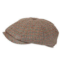 Thumbnail zu Herrenkappe aus Donegal-Tweed mit Hahnentrittmuster
