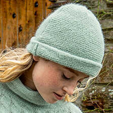 Thumbnail zu Irische Strickmtze im Alpaka-Wollmix