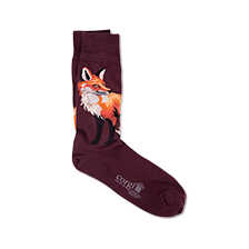 Herrensocken mit Fuchs