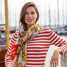 Alernatives Thumbnail 2 zu Seidenschal mit Blumen