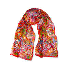 Alernatives Thumbnail 1 zu Seidenschal Strawberry Thief