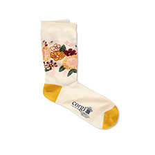 Damensocken mit Blumen