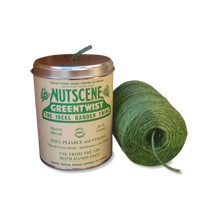 Gartenschnur aus Jute in Metalldose