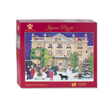 Thumbnail zu Weihnachts-Puzzle Highgrove House at Christmas