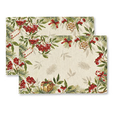 Tischsets mit Weihnachtsmotiv