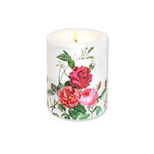 Windlicht-Kerze Rose