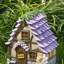 Solarbetriebenes Feenhaus Fairy Flower Lodge