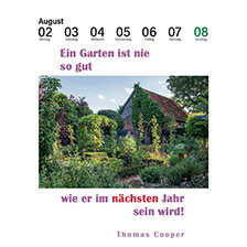 Alernatives Thumbnail 1 zu Literarischer Gartenkalender 2027