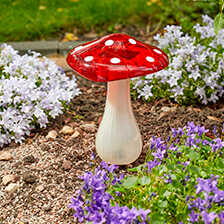 Solar-Gartenleuchte Fliegenpilz
