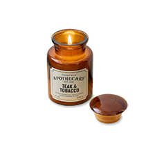 Alernatives Thumbnail 1 zu Duftkerze im Apotheken-Glas Teak & Tobacco