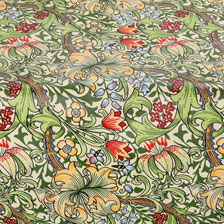 Groe Tischdecke fr Drauen mit Lilien