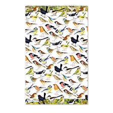 Geschirrtuch British Birds aus Baumwolle