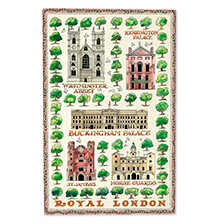 Geschirrtuch Royal London aus Baumwolle
