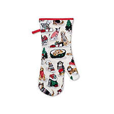 Thumbnail zu Ofenhandschuhe mit Weihnachts-Hunden