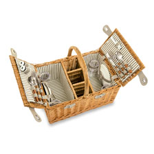 Picknickkorb f�r vier Personen