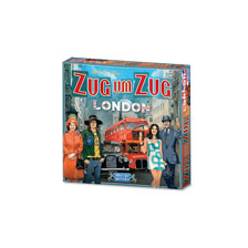 London Brettspiel mit Doppeldeckerbussen