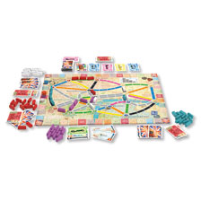 London Brettspiel mit Doppeldeckerbussen