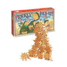 Stapel-Spiel mit 16 Holz-Igeln