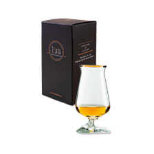 Whiskyglas mit Goldrand