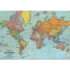100-Teile-Puzzle World Map