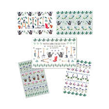 Briefkarten-Set mit Gartenmotiven