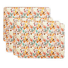 4 Tischsets mit Herbstmotiv