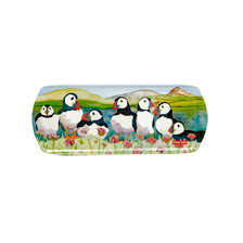 Mini-Tablett fr Tee und Kekse mit Puffins