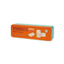 Thumbnail zu Domino-Spiel mit 28 Dominosteinen in Metallbox