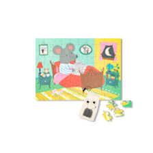 100-Teile-Puzzle Mouse in a little house