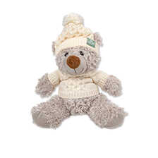 Teddybr mit Aranpullover aus Irland