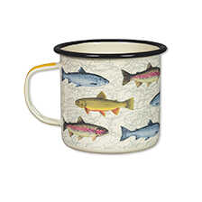 Emaille-Becher Fish