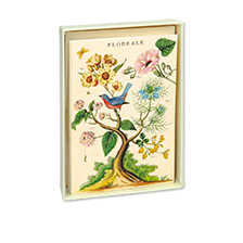 Briefkarten-Set mit Blumen